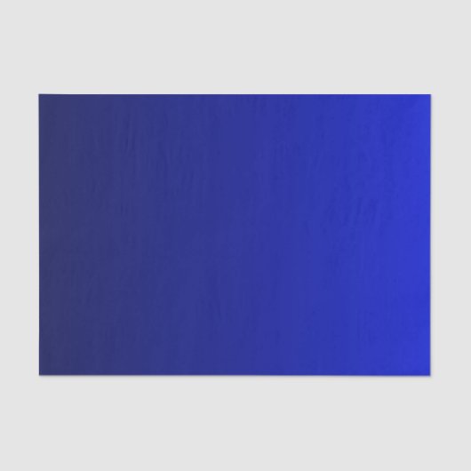 Eenvoudig Classy Blauw Gradiënt Tissue Papier (Voorkant)