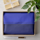 Eenvoudig Classy Blauw Gradiënt Tissue Papier (Geschenk)