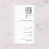 Eenvoudig Classy Professional Beige-Visitekaartje Visitekaartje (Achterkant)