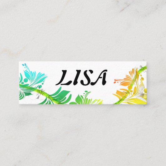 eenvoudig contactkaartje (Voorkant)