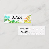 eenvoudig contactkaartje (Voorkant / Achterkant)