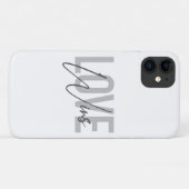 Eenvoudig, cool, stedelijk, trendy, modern Love Wi Case-Mate iPhone Case (Achterkant (horizontaal))