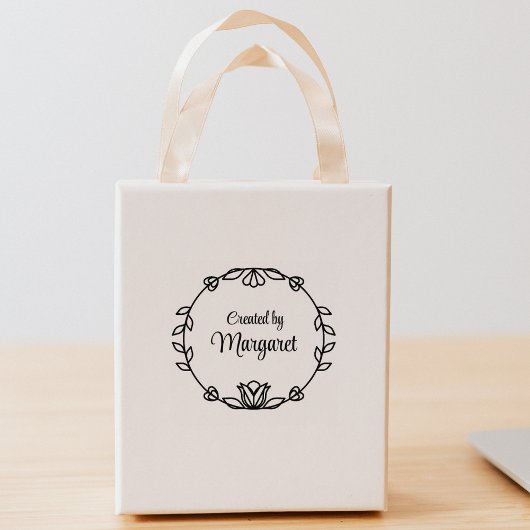 Eenvoudig Creëer door aangepaste naam Rubberstempel