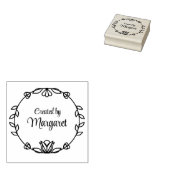 Eenvoudig Creëer door aangepaste naam Rubberstempel (Gestempeld)