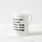 Eenvoudig creëer je eigen foto Bone China mok (Voorkant rechts)