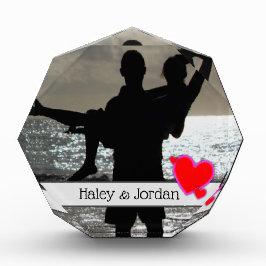 Eenvoudig Creëer je eigen foto toevoegen Logo Foto