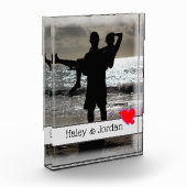 Eenvoudig Creëer je eigen foto toevoegen Logo Foto (Links)