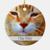 Eenvoudig Creëer je eigen foto's toevoegen 2 aange Keramisch Ornament (Achterkant)