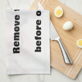 Eenvoudig creëer je foto horizontale keukenhanddoe theedoek (Quarter Fold)