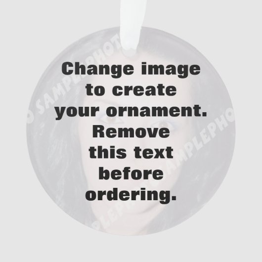 Eenvoudig creëer uw eigen aangepast ornament op fo (voorkant)