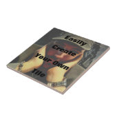 Eenvoudig Creëer uw eigen aangepaste grote keramis Tegeltje (Zijkant)