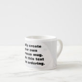 Eenvoudig creëer uw eigen espresso-mok espresso kop (Voorkant rechts)