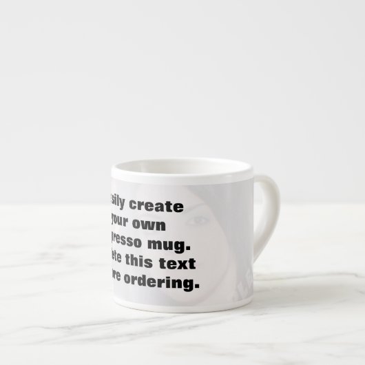 Eenvoudig creëer uw eigen espresso-mok espresso kop (Voorkant rechts)