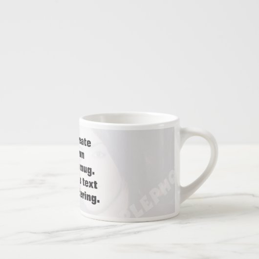 Eenvoudig creëer uw eigen espresso-mok espresso kop (Rechts)