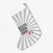 Eenvoudig Creëer uw eigen in twee stappen hebben g Kleine Kerstsok (Achterkant (Hangend))