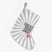 Eenvoudig Creëer uw eigen in twee stappen hebben g Kleine Kerstsok (Voorkant (Hangend))