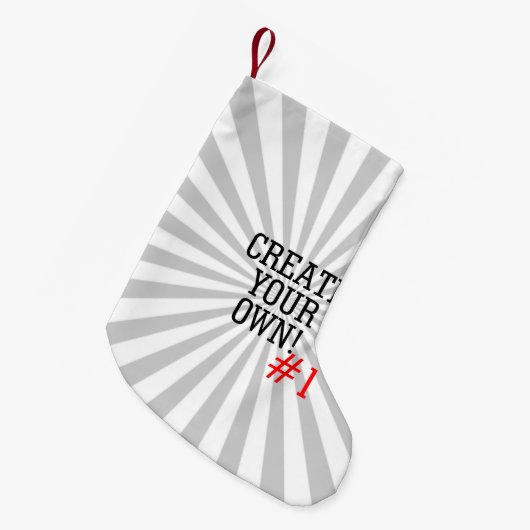 Eenvoudig Creëer uw eigen in twee stappen hebben g Kleine Kerstsok (Voorkant (Hangend))