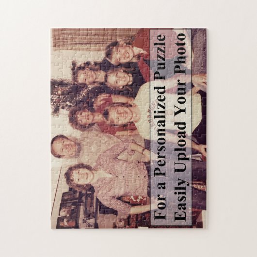 Eenvoudig Creëer Uw eigen puzzel Legpuzzel (Verticaal)