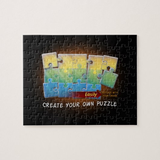 Eenvoudig Creëer uw eigen puzzel met uw Afbeelding (Horizontaal)