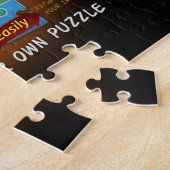 Eenvoudig Creëer uw eigen puzzel met uw Afbeelding Legpuzzel (Zijkant)