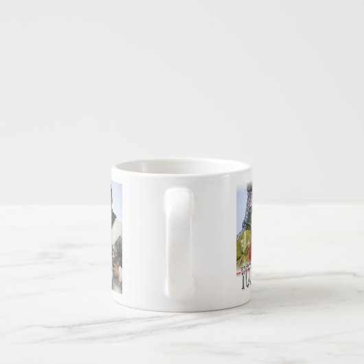 Eenvoudig creëer uw eigen Zazzle Expresso-Mok Espresso Kop (Achterkant)