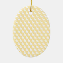 Eenvoudig crème en White Easter Bunny