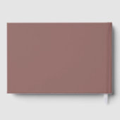 Eenvoudig cross liefdevol geheugen begrafenismonum gastenboek (Achterkant)