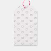 Eenvoudig Cute Heart Baking Spirits Bright Gift La Cadeaulabel (Achterkant)