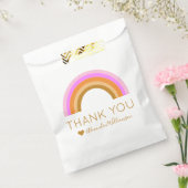 Eenvoudig Cute Retro Rainbow Speciaal Dank u Bedankzakje (Gezegeld)