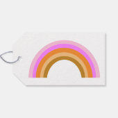 Eenvoudig Cute Retro Regenboog Gepersonaliseerd Ca Cadeaulabel (Achterkant Horizontaal)