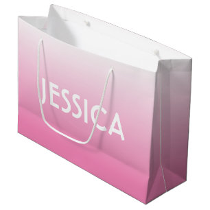 Eenvoudig Cute Roze Vervagende Ombre Gradiënt & Na Groot Cadeauzakje