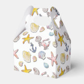 Eenvoudig Cute Strand Design Bedankdoosjes (Achterkant)