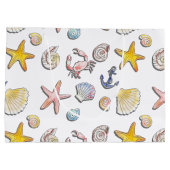 Eenvoudig Cute Strand Design Groot Cadeauzakje (Achterkant)