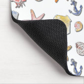 Eenvoudig Cute Strand Design Muismat (Hoek)