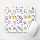 Eenvoudig Cute Strand Design Muismat (Met muis)
