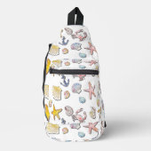Eenvoudig Cute Strand Design Sling Bag (Voorkant)