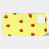 Eenvoudig Cute Strawberry Phone case (Achterkant (horizontaal))