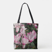 Eenvoudig cyclamen tote bag (Achterkant)