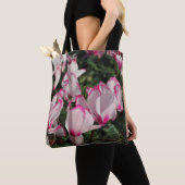 Eenvoudig cyclamen tote bag (Dichtbij)