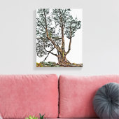 Eenvoudig Cypress Canvas Afdruk (Insitu (Woonkamer))