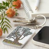 Eenvoudig Cypress Sleutelhanger (Voorkant Rechts)