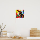 Eenvoudig dachshund Puppy Dog Print Art (Keuken)