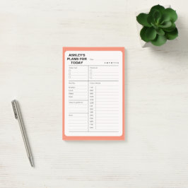 Eenvoudig Dagelijks Planner Notitieblok Post-it® Notes