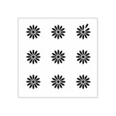 Eenvoudig Daisy Flower Pattern Element | Motief Rubberstempel (Afrduk)