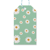 Eenvoudig Daisy Gift Label