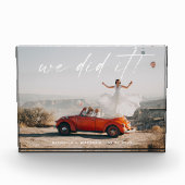 Eenvoudig dat we het huwelijk hebben getekend foto (Voorkant)