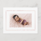 Eenvoudig de Aankondiging van de geboorte van Chic (Voorkant)