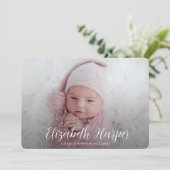 Eenvoudig de Aankondiging van de geboorte van Eleg (Staand voorkant)