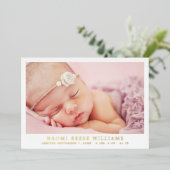 Eenvoudig de Aankondiging van de geboorte van Eleg (Staand Voorkant)