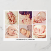 Eenvoudig de Aankondiging van de geboorte van Eleg (Achterkant)